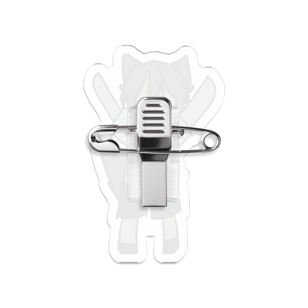 狼の子アクリルバッジ