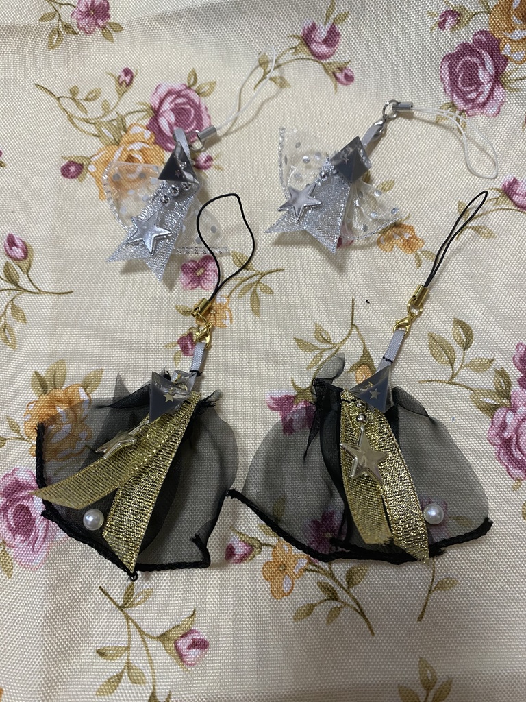 チュールトライアングルレジン 灰