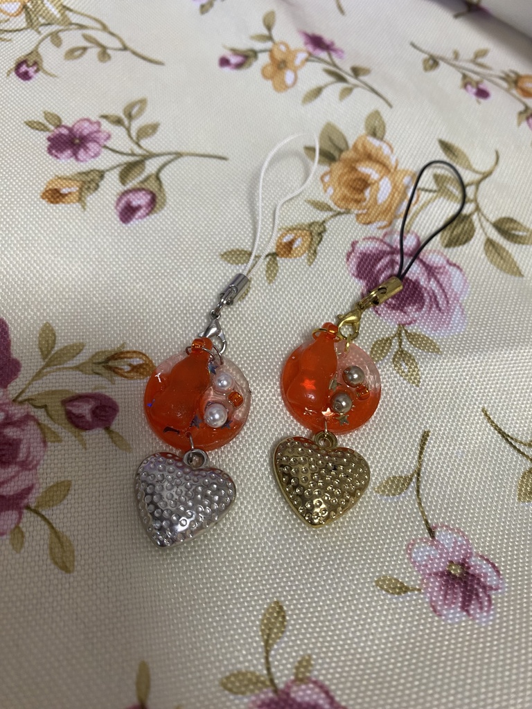 ドリンクミー ストラップ イヤリング ピアス 赤