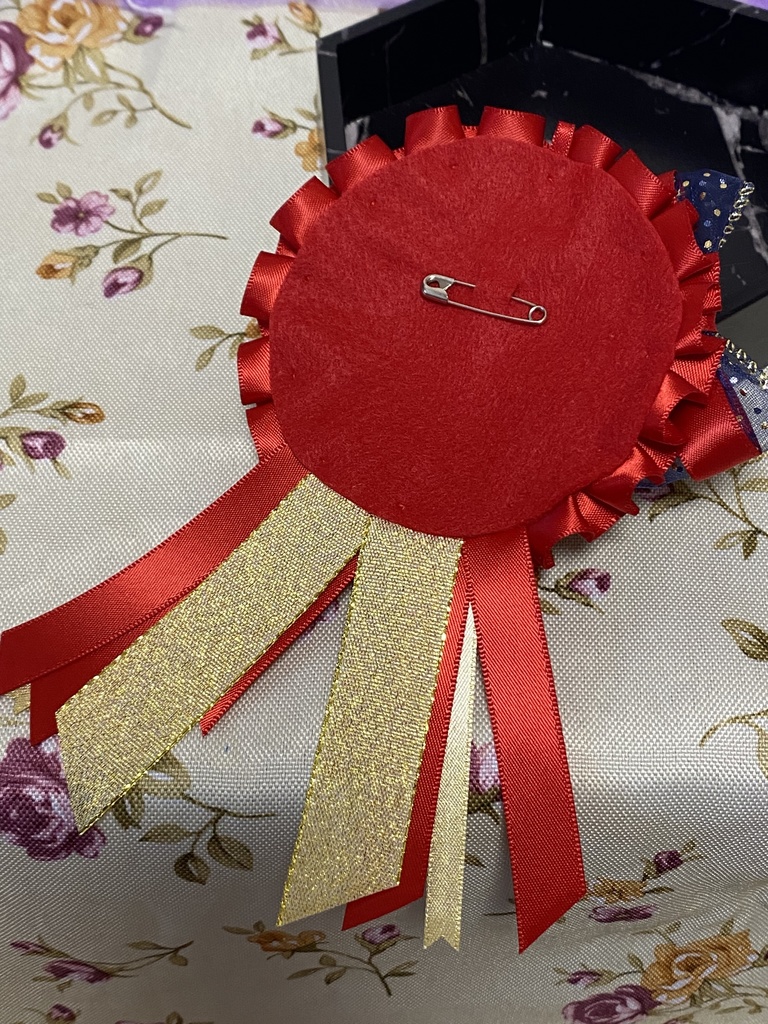 エンジェルハート ロゼット 缶バッジ 赤