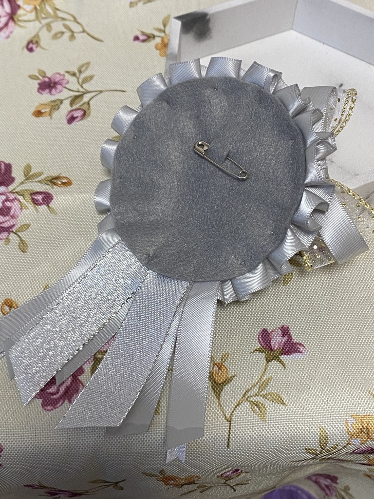 エンジェルハート ロゼット 缶バッジ 灰