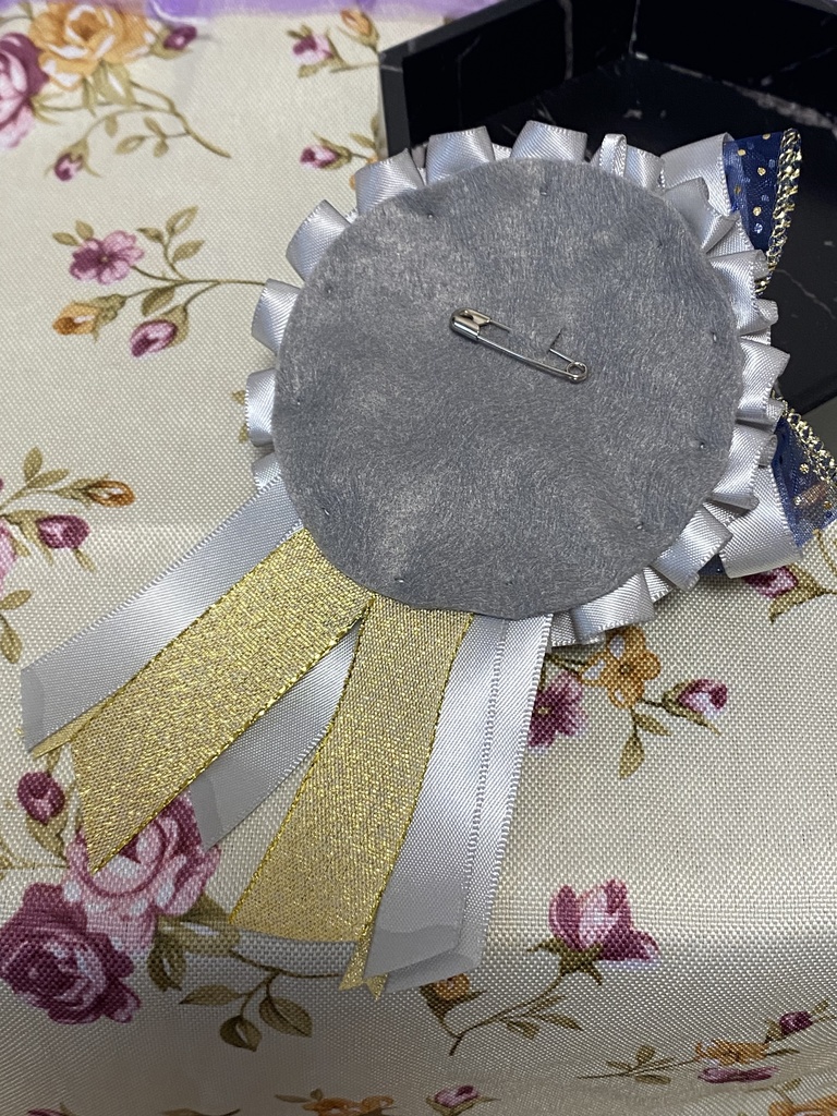 エンジェルハート ロゼット 缶バッジ 灰