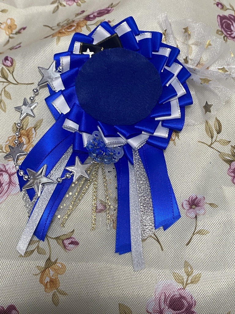 スターゲイザー ロゼット 缶バッジ 青