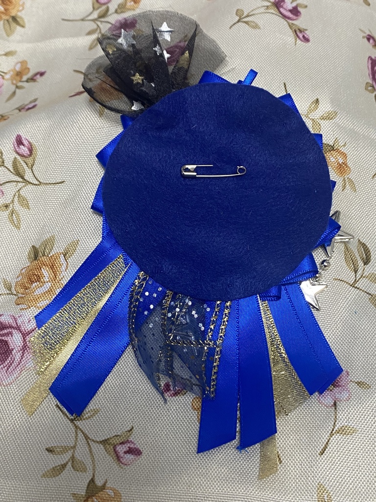 スターゲイザー ロゼット 缶バッジ 青