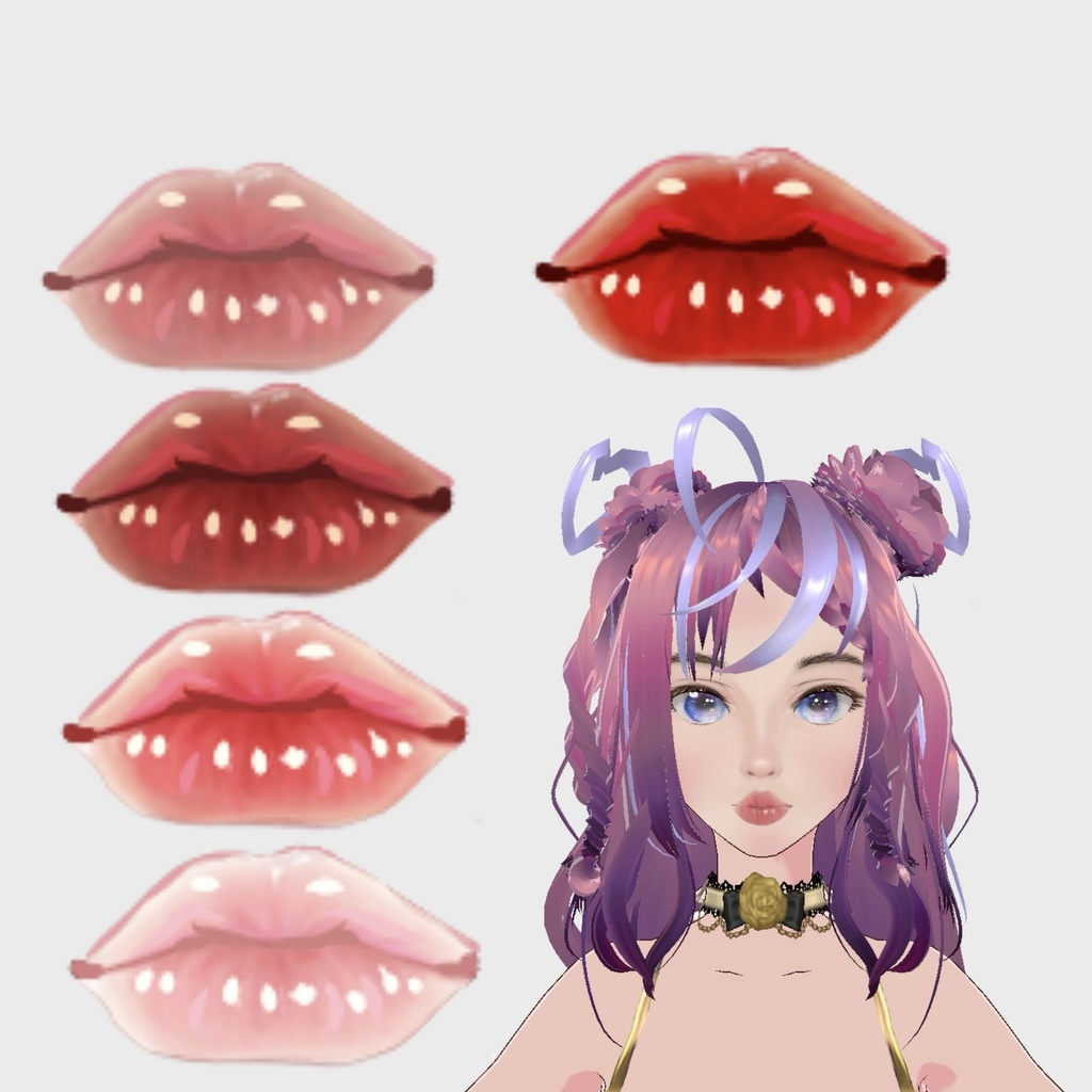 Full lips texture
