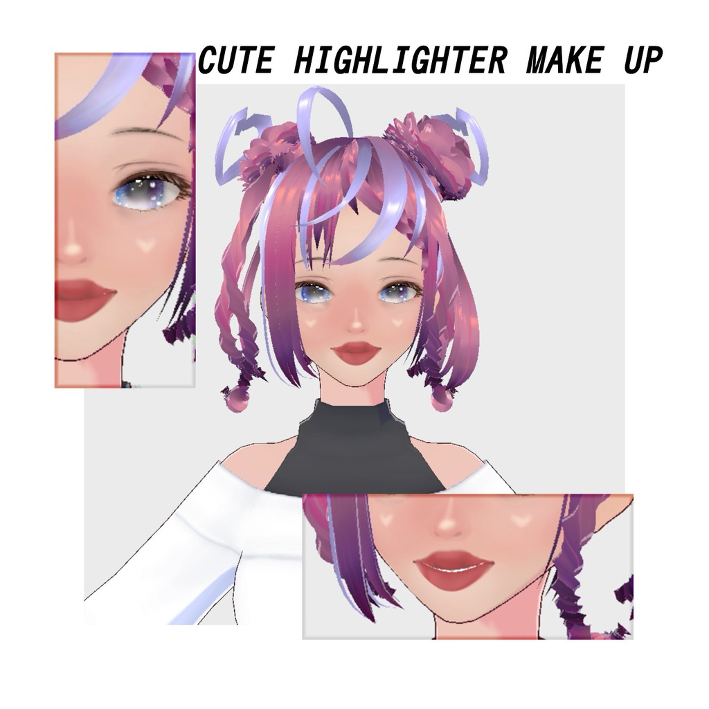Cute Highlighter Make up Set