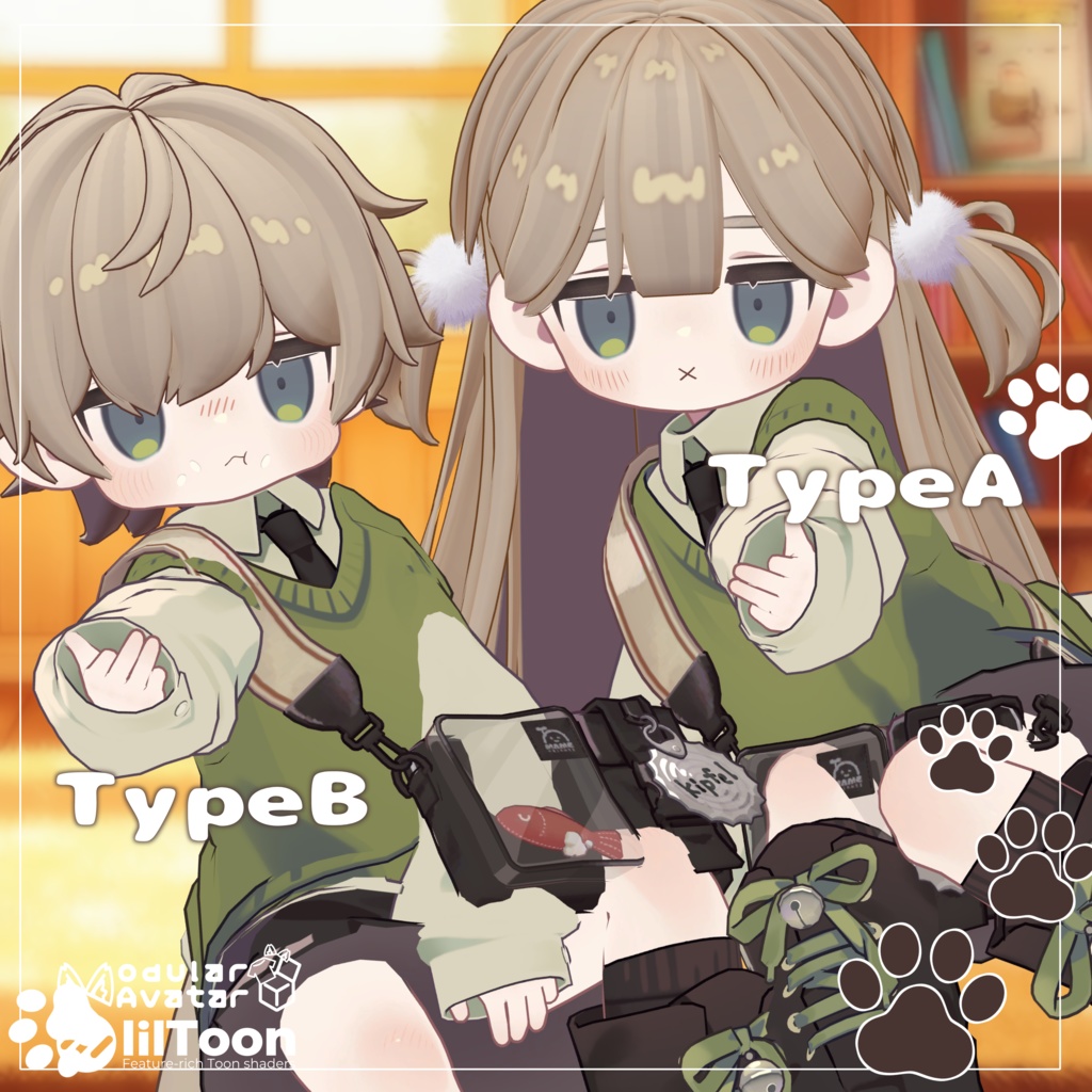 ぱうぱうぱぴーHair【VRC想定】