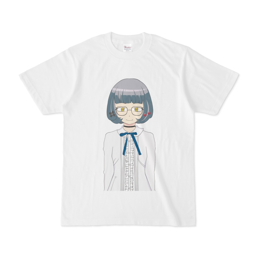 イェン円ちゃん基本立ち絵tシャツ キホンホワイト ショップイェン円 Booth