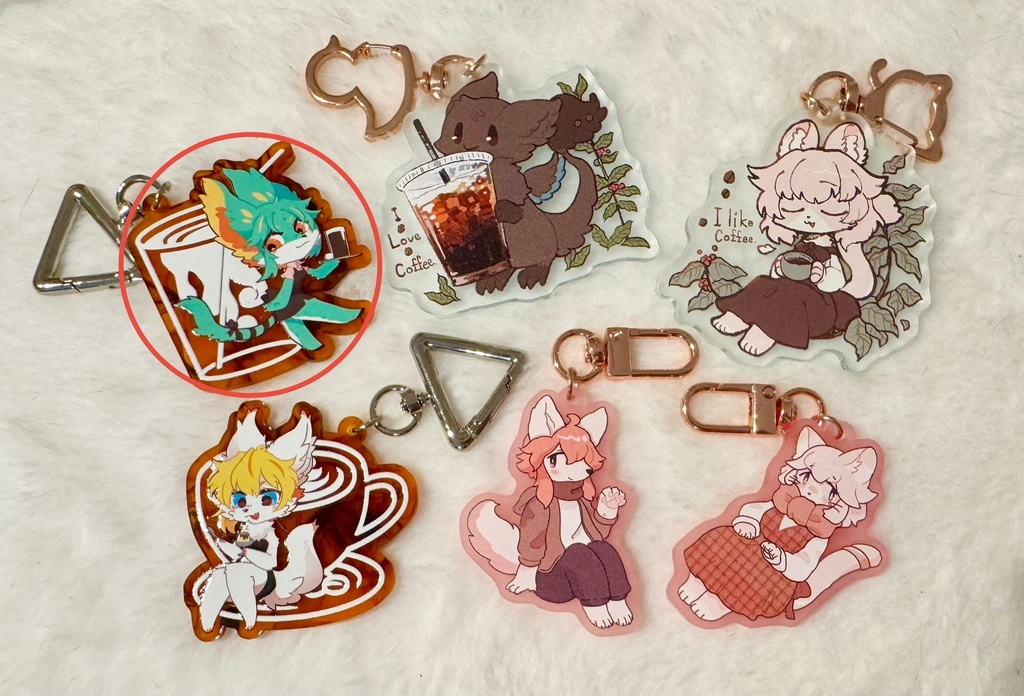 アクリルキーホルダー「クピト」