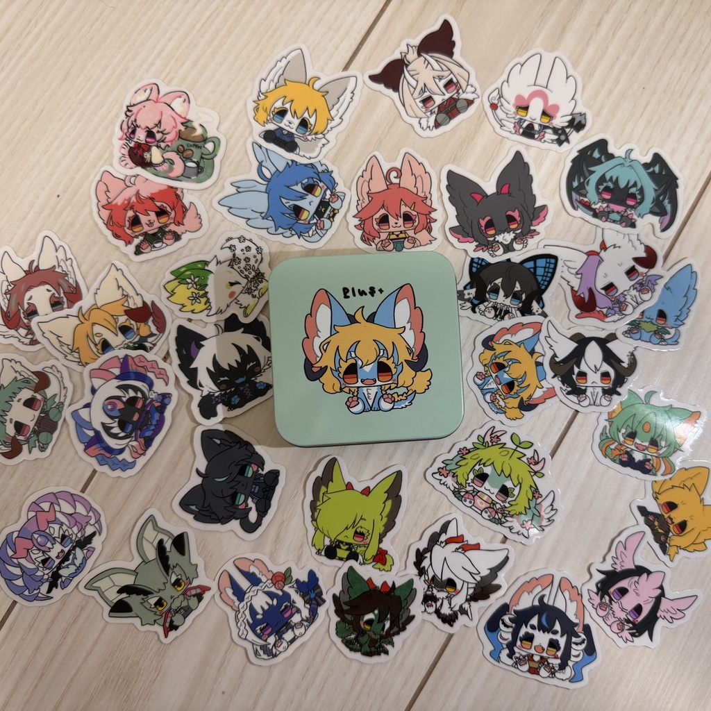 フレークシール缶入り