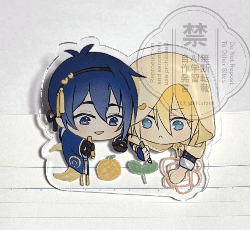 【みかんば】アクリルみまもりクリップ