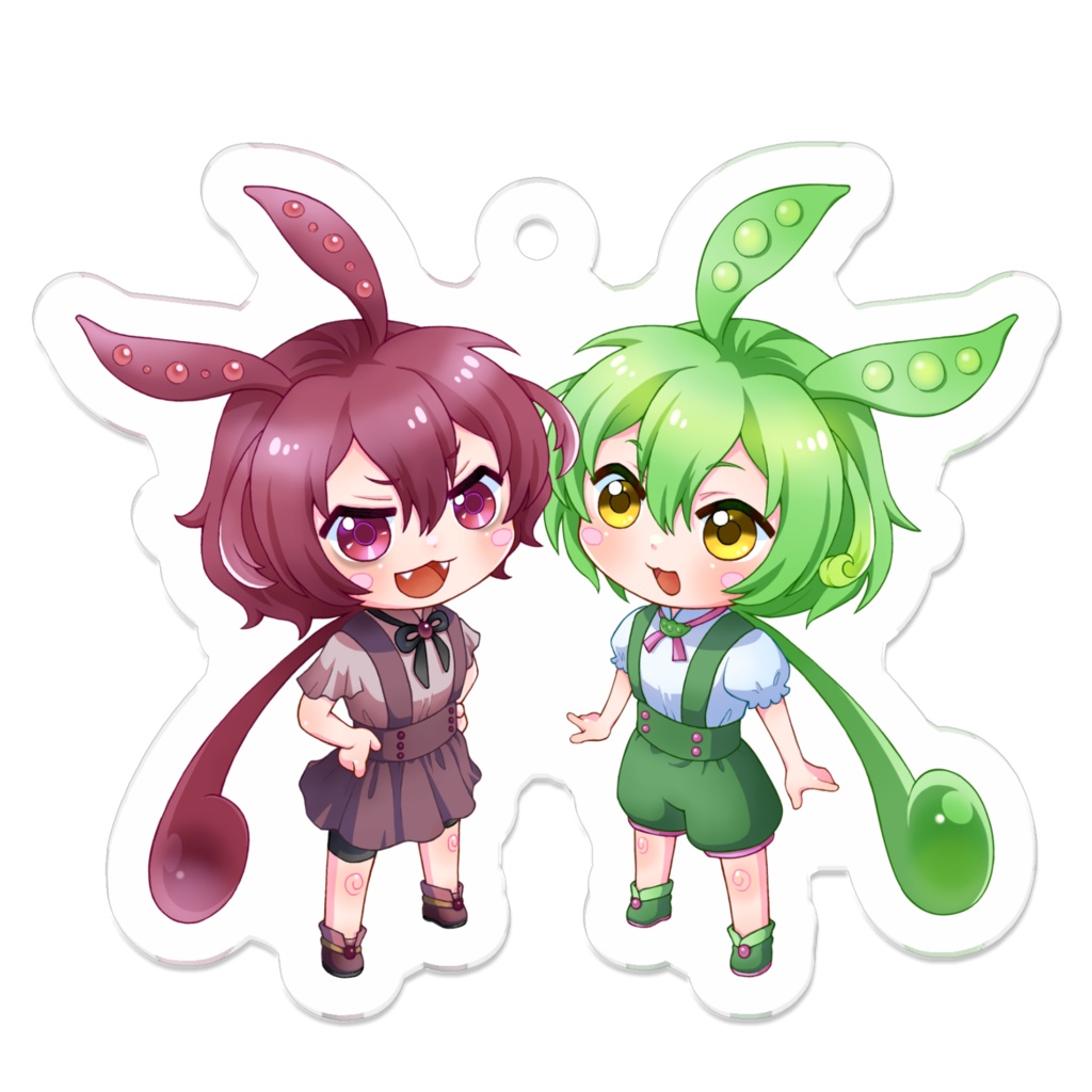 あんこもん＆ずんだもんアクキー