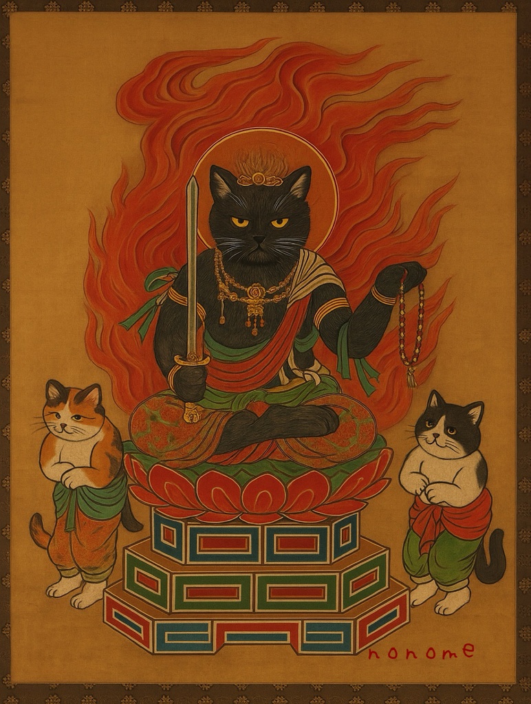 不動明王猫