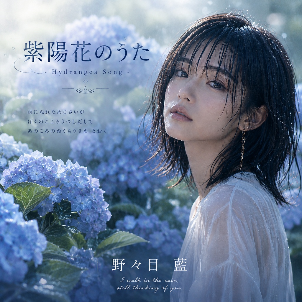 「紫陽花のうた〜Hydrangea Song〜」野々目藍　期間限定official music Video