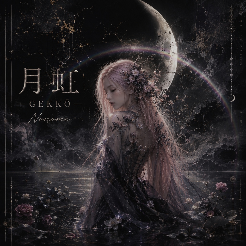 月虹　楽曲　ジャケット画像