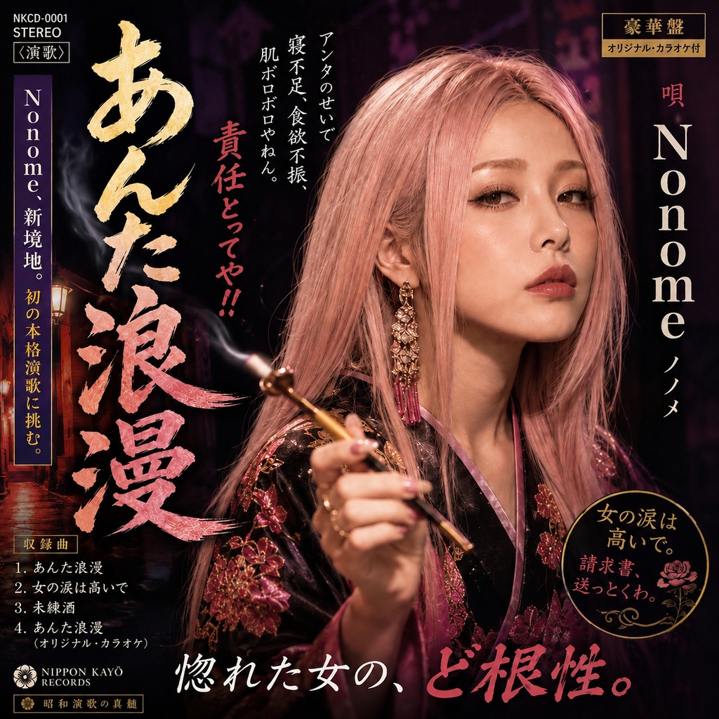 あんた浪漫　楽曲　ジャケット画像