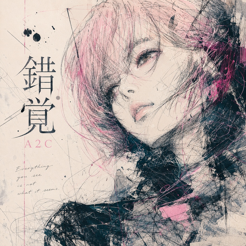 錯覚　楽曲　ジャケット画像