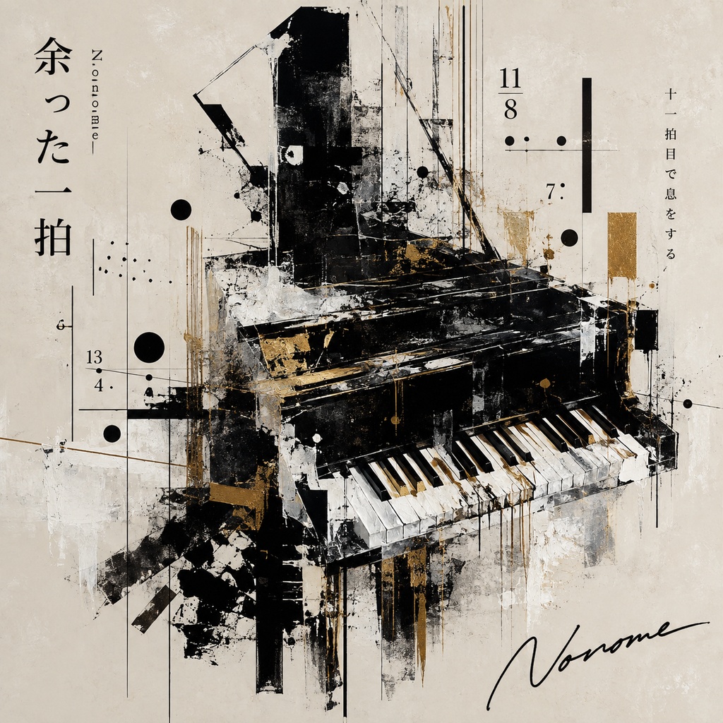 余った一拍　楽曲　ジャケット画像