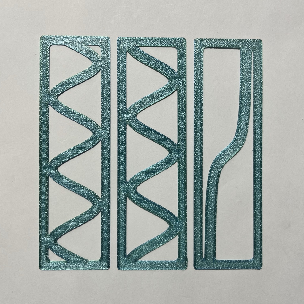 曲線しおり詰め合わせ4枚 ①サイン・コサイン・タンジェント+お楽しみ