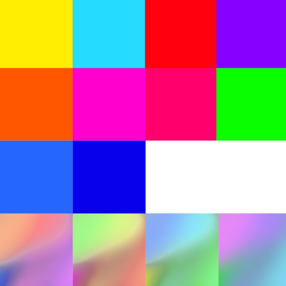 サイバー/Y2K VTuber週間予定表(正方形)