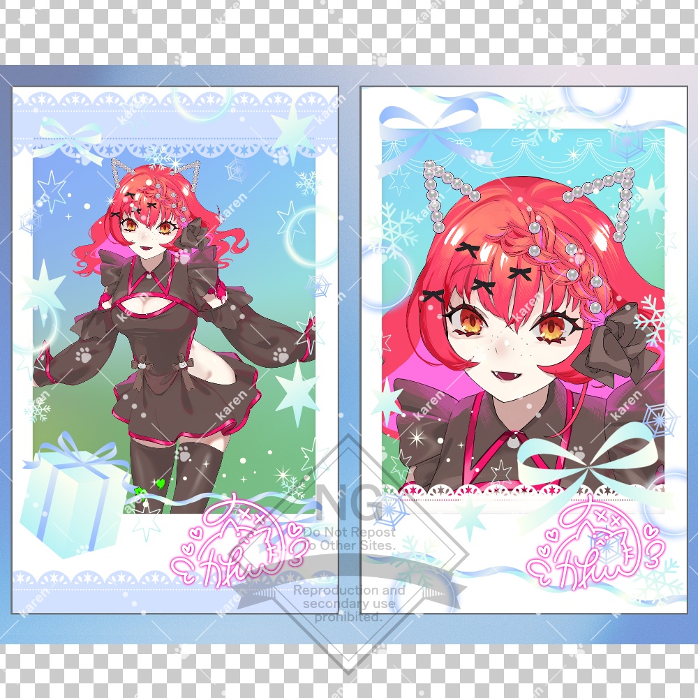 下村カレン2025クリスマスチェキ