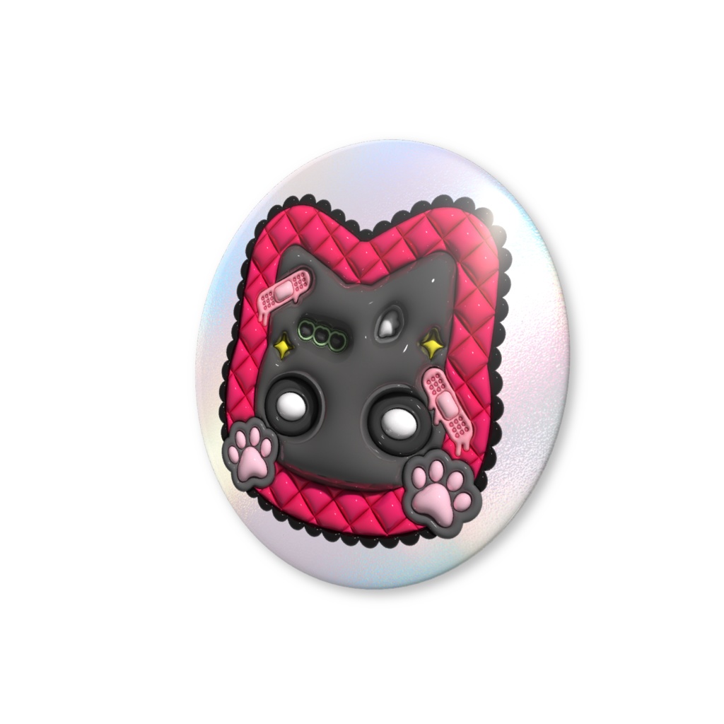 下村ボルツでふぉるめデカ缶バッチ