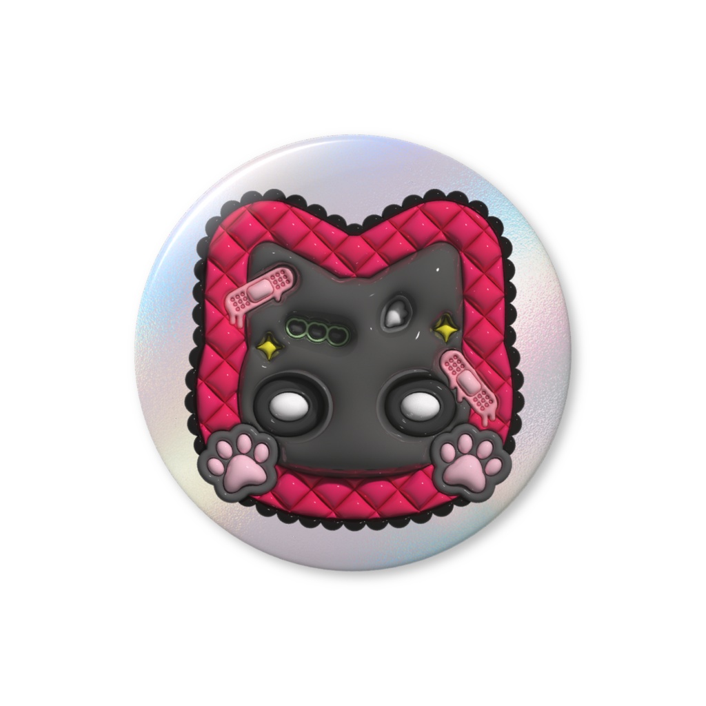 下村ボルツでふぉるめデカ缶バッチ