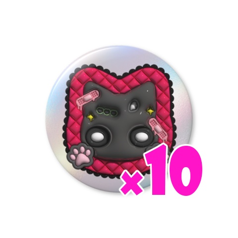 下村ボルツでふぉるめ缶バッチ×10