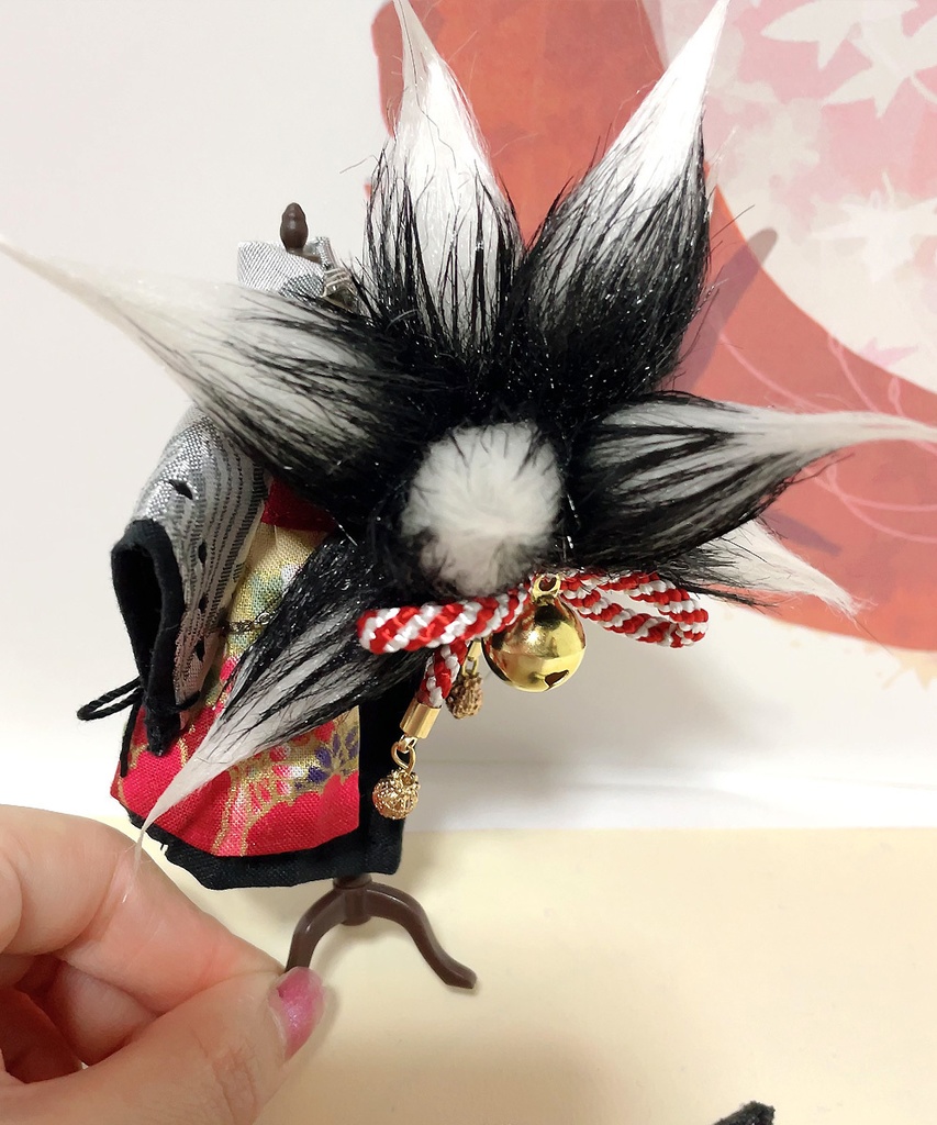 (受注生産)【オビツ11、ねんどろいどどーる用】お稲荷九尾セット