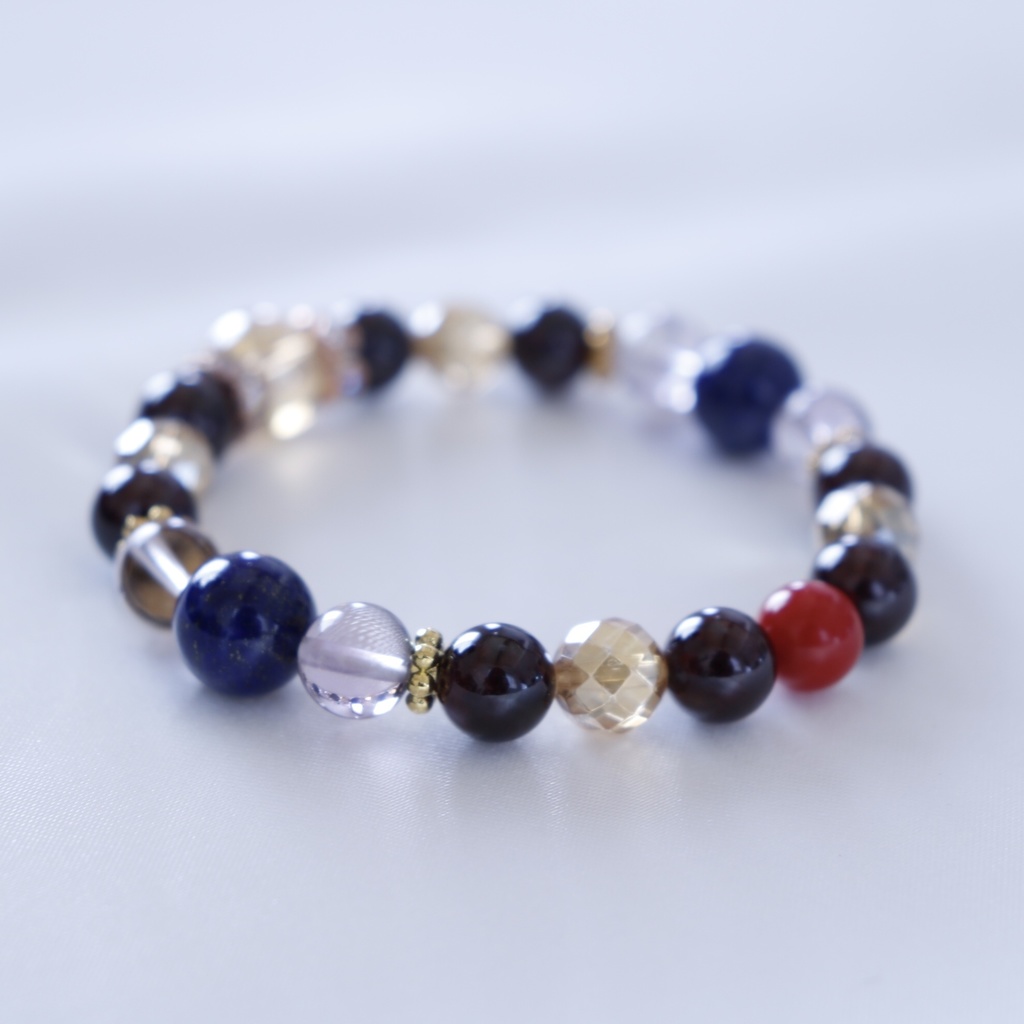 【ツイステ】ポムフィオーレ寮イメージブレスレット