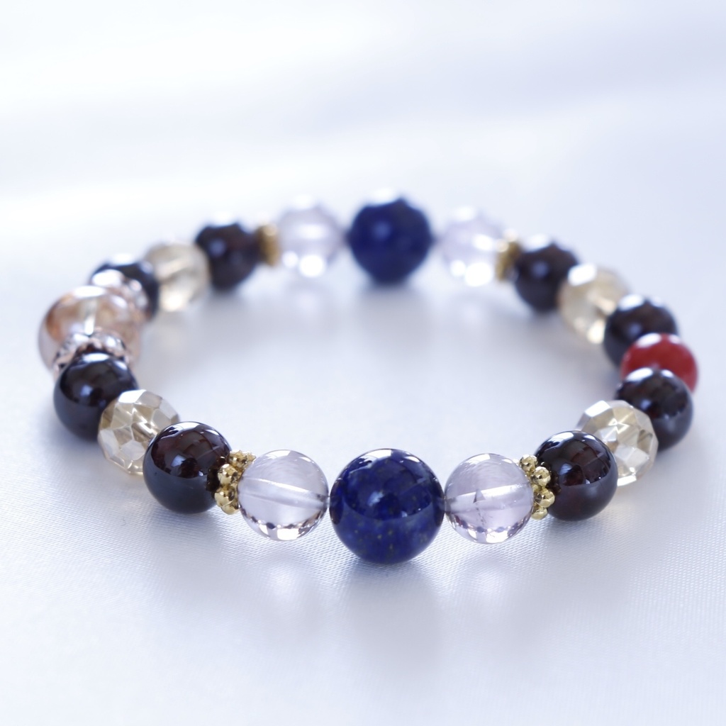 【ツイステ】ポムフィオーレ寮イメージブレスレット