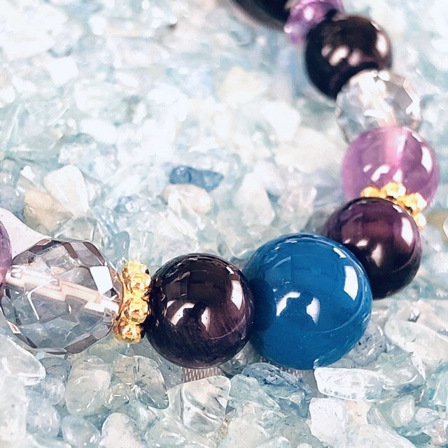 【ツイステ】オクタヴィネル寮イメージブレスレット 🐙パープル