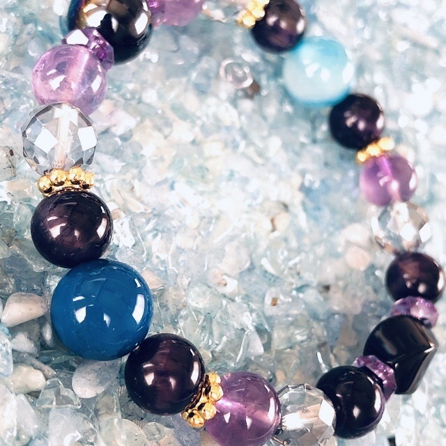 【ツイステ】オクタヴィネル寮イメージブレスレット 🐙パープル