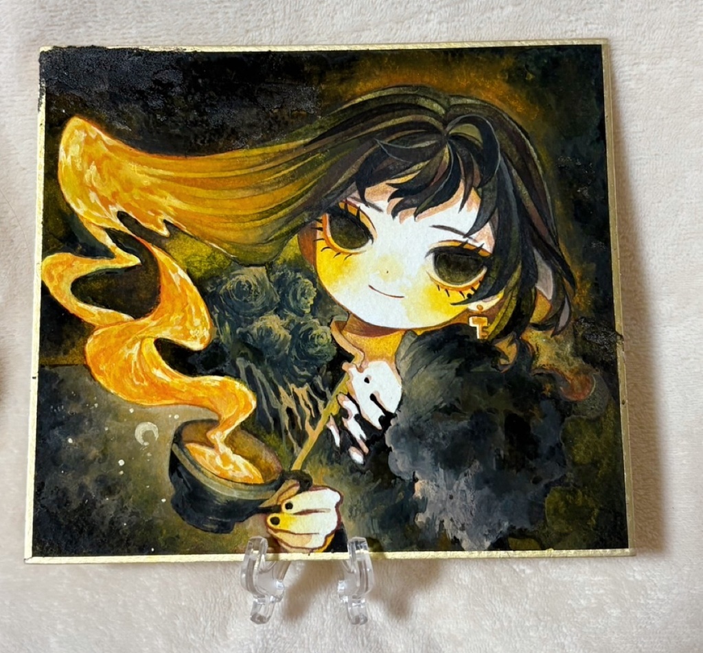 ビナー原画（色紙）