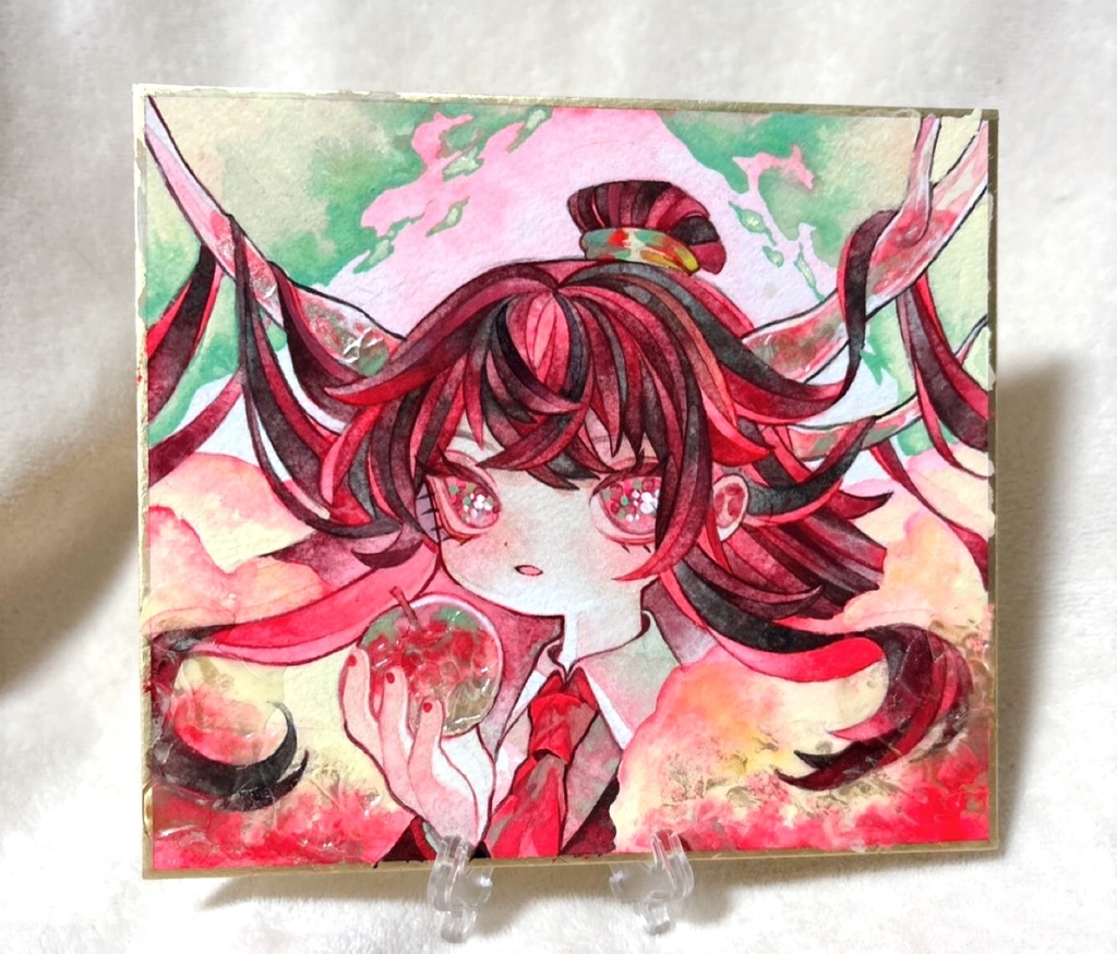 シャオ原画（色紙）
