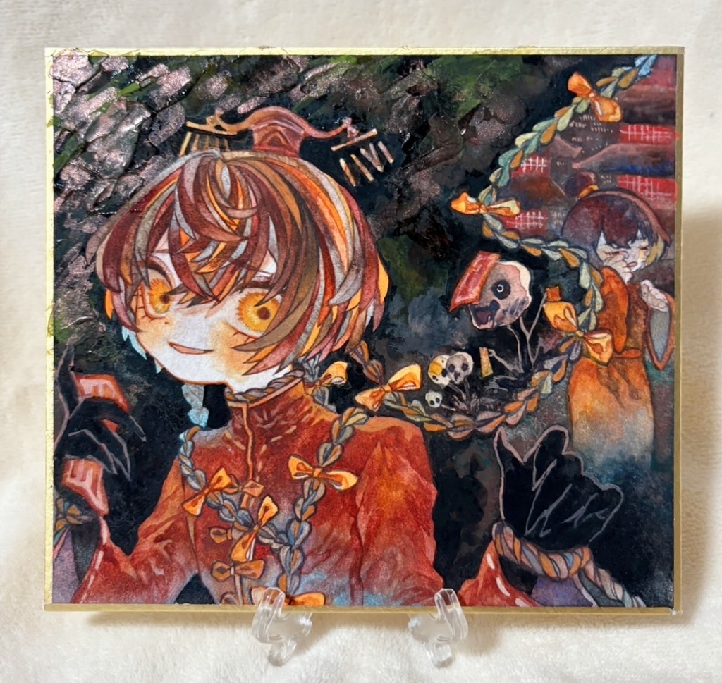 シュエパン原画（色紙）