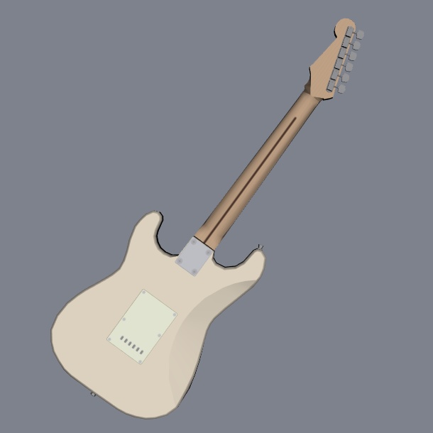 ジャンクギター △3147 fbx unitypackage