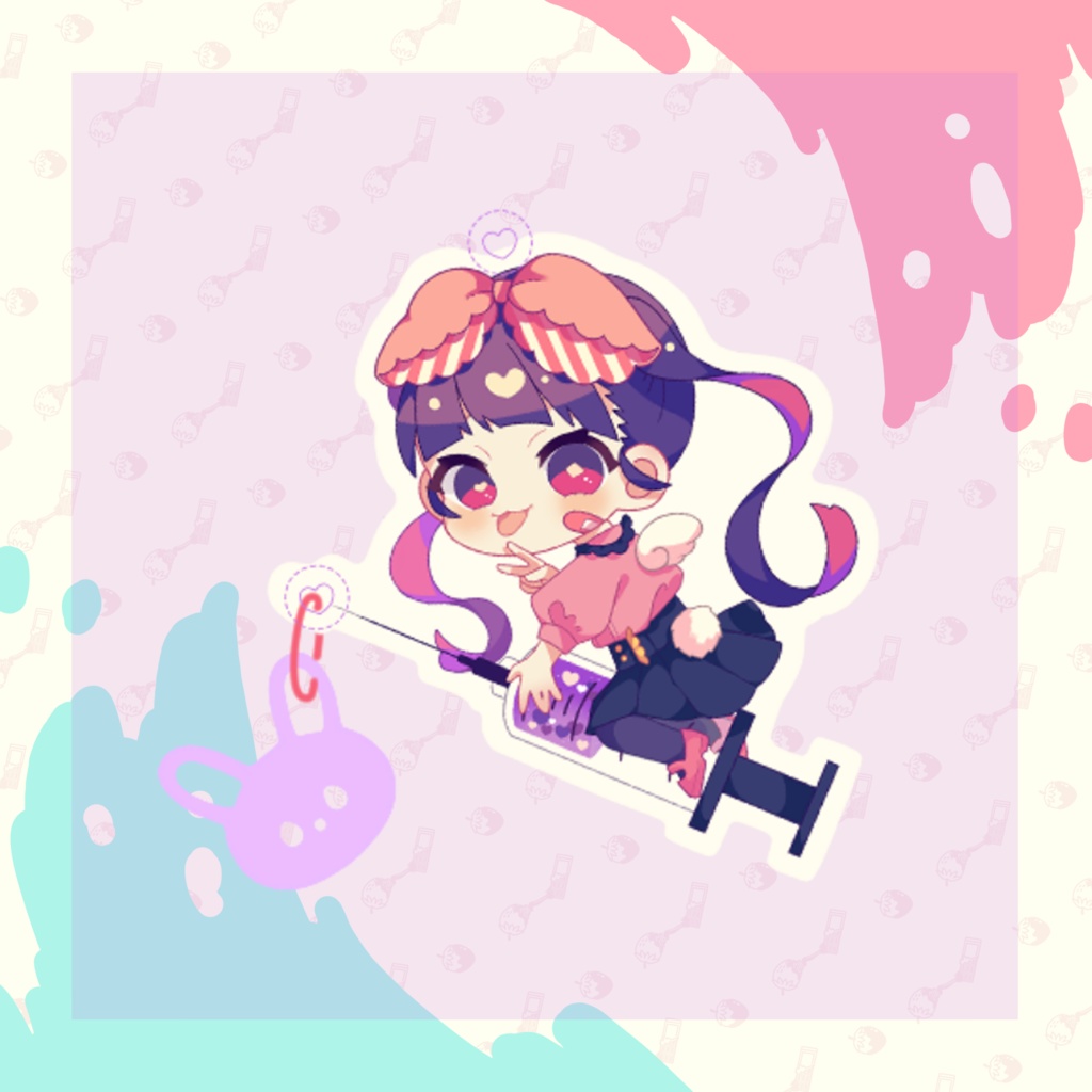 病みかわアクキー