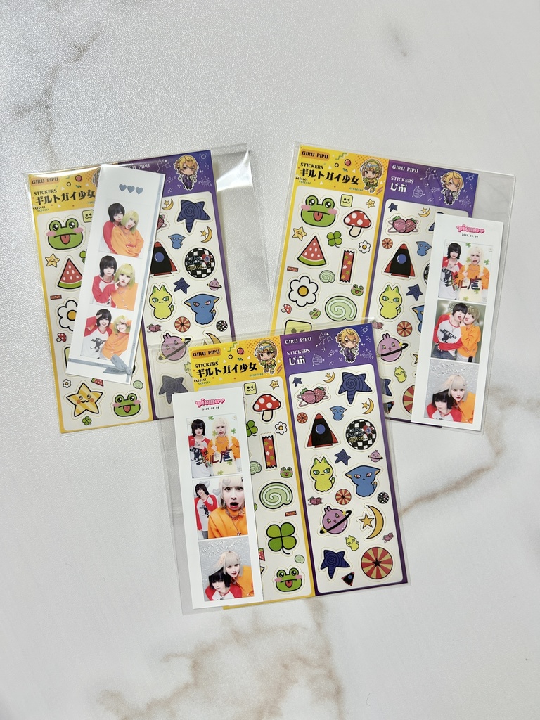 2人で一つ⭐️平成女児シール※プリクラ(原品)が当たるかも!?