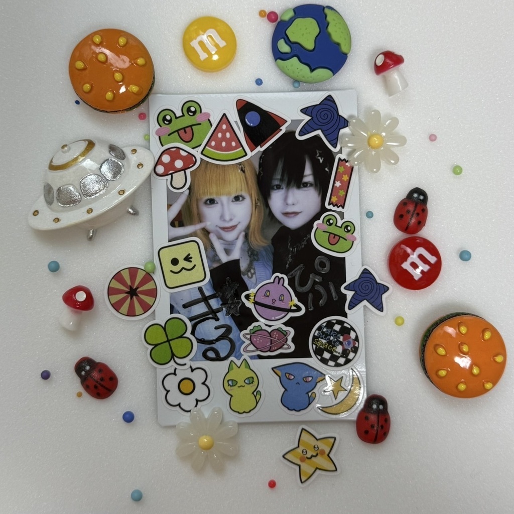 2人で一つ⭐️平成女児シール※プリクラ(原品)が当たるかも!?