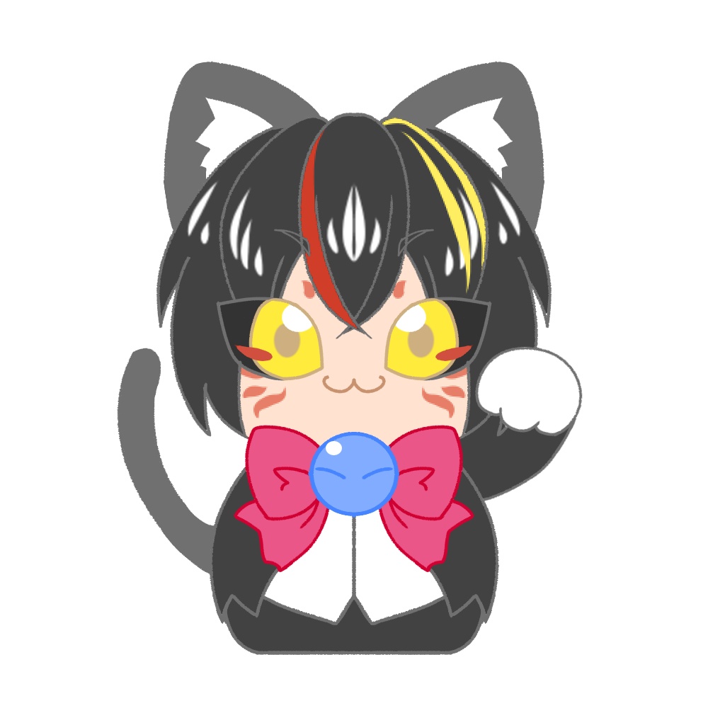 にゃんブロアクキー(招き猫)