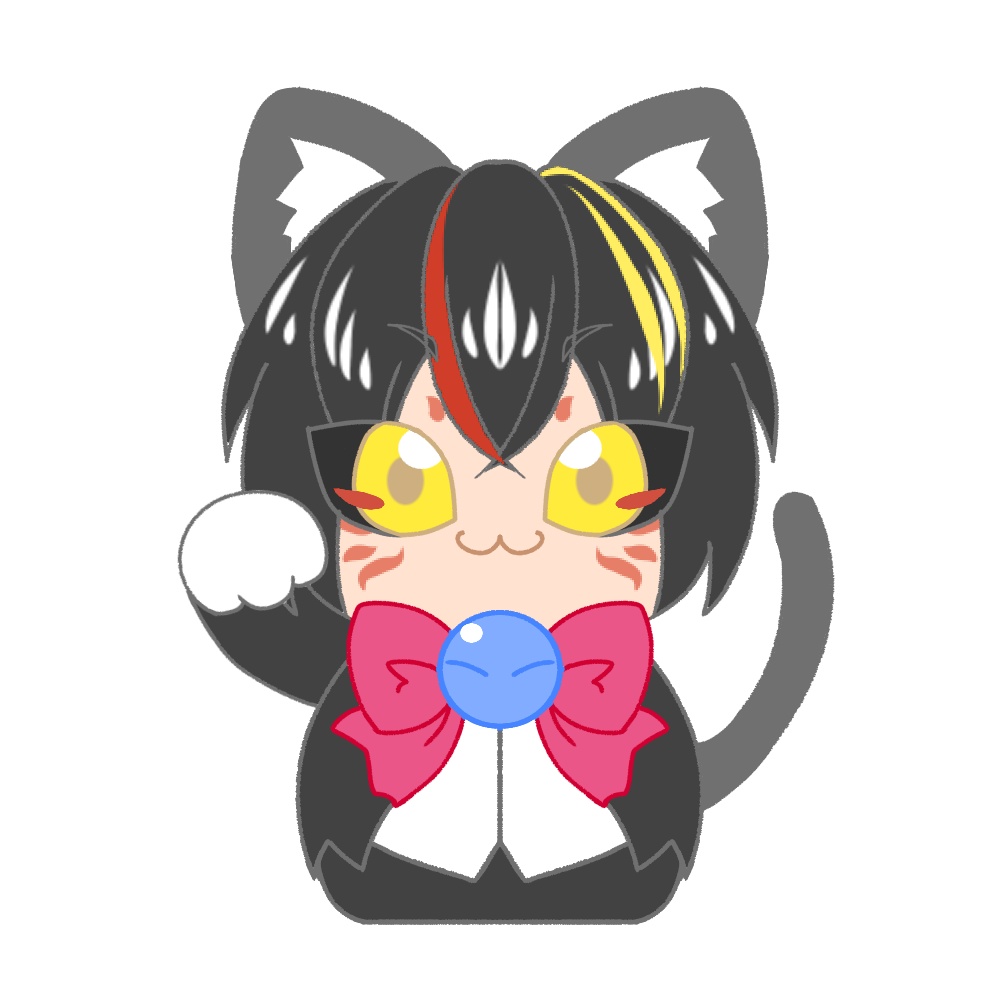 にゃんブロアクキー(招き猫)