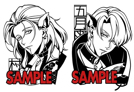 刀剣乱舞49・50【切り絵】