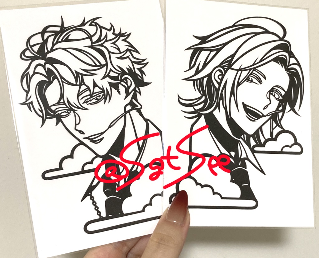 【新作】はがきサイズ切り絵