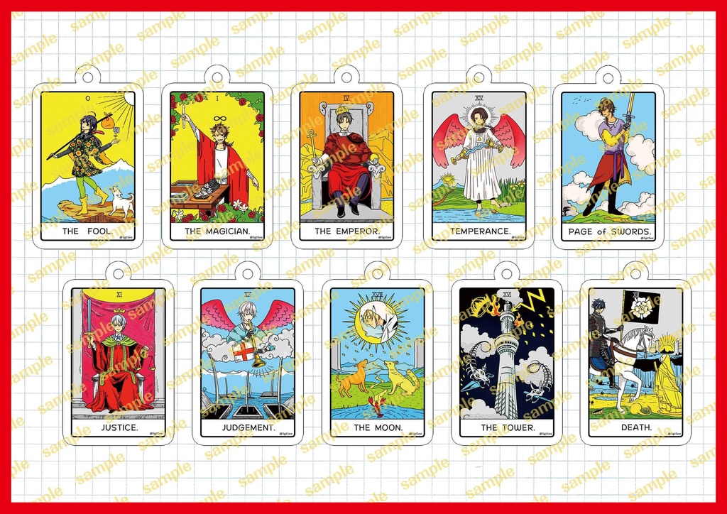 【再販】刀剣タロットアクリルキーホルダー