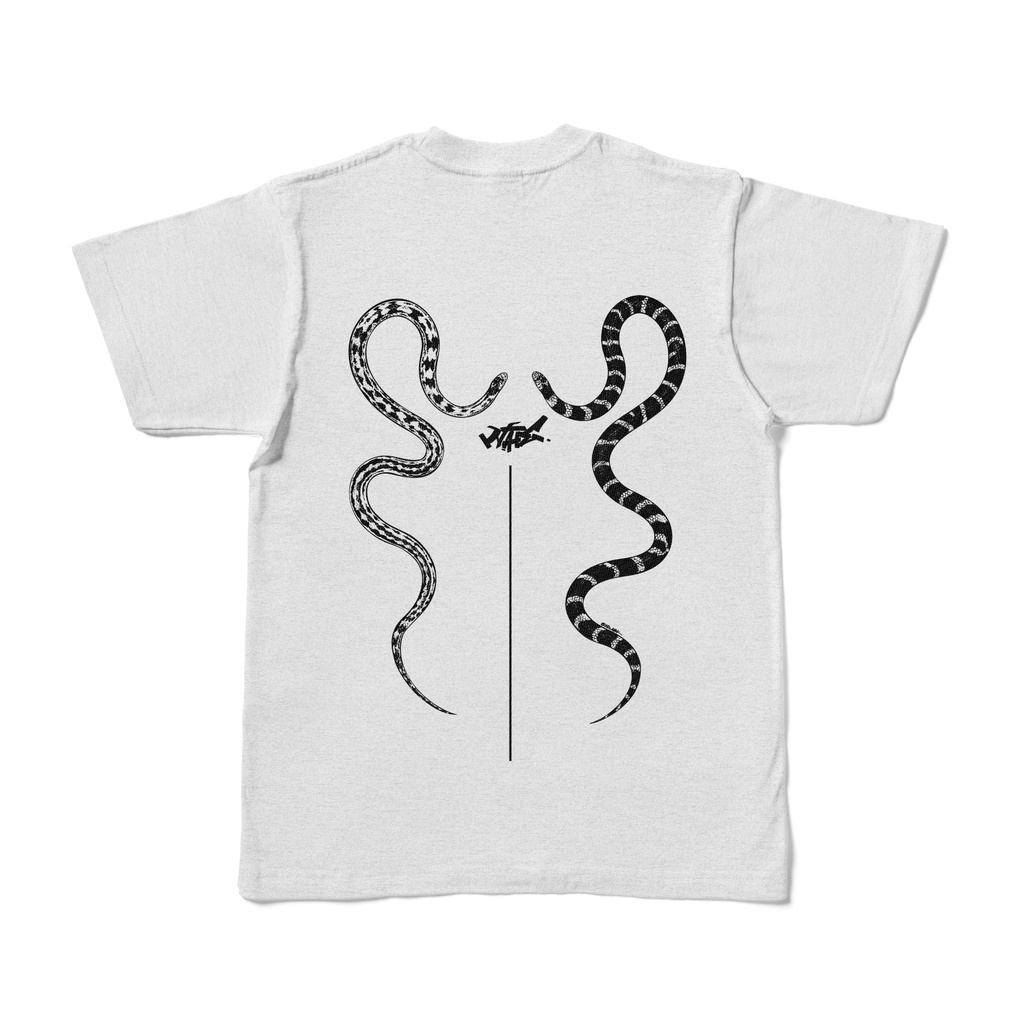 ヘビがもじゃもじゃTシャツ