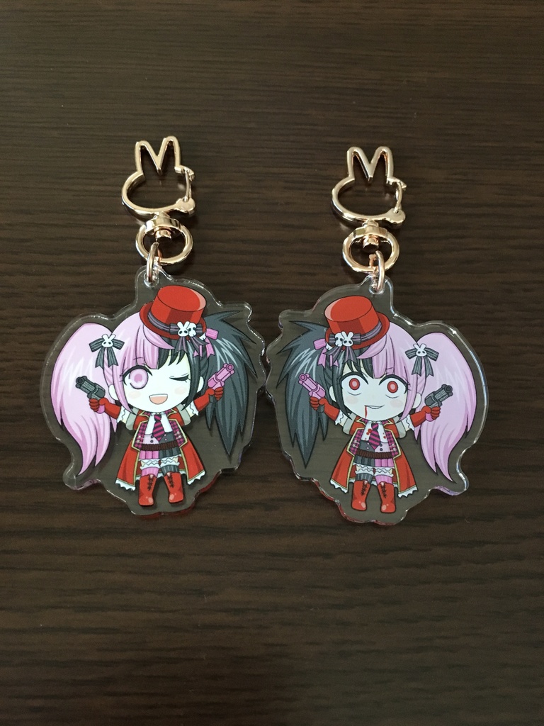 アリシアアシリア両面アクリルキーホルダー