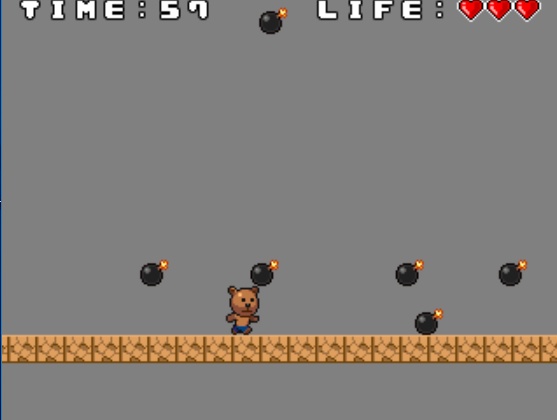 爆弾除けゲーム