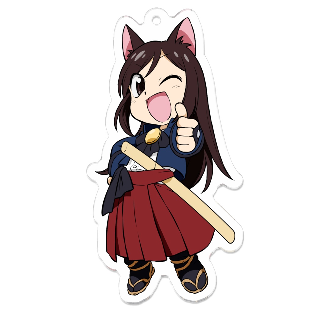 猫爪にゃもすアクリルキーホルダー