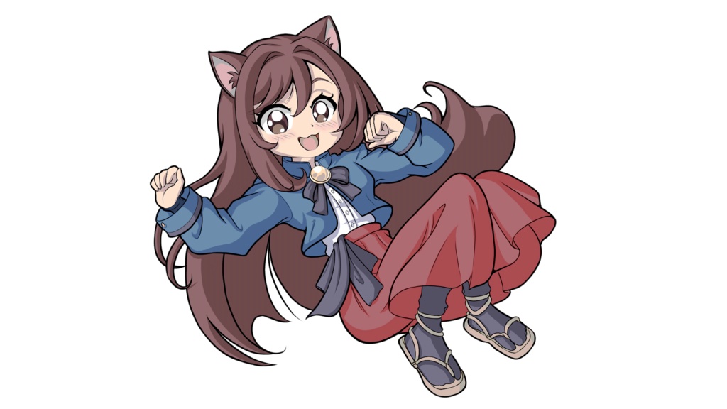 【4周年記念】猫爪にゃもすアクリルキーホルダー